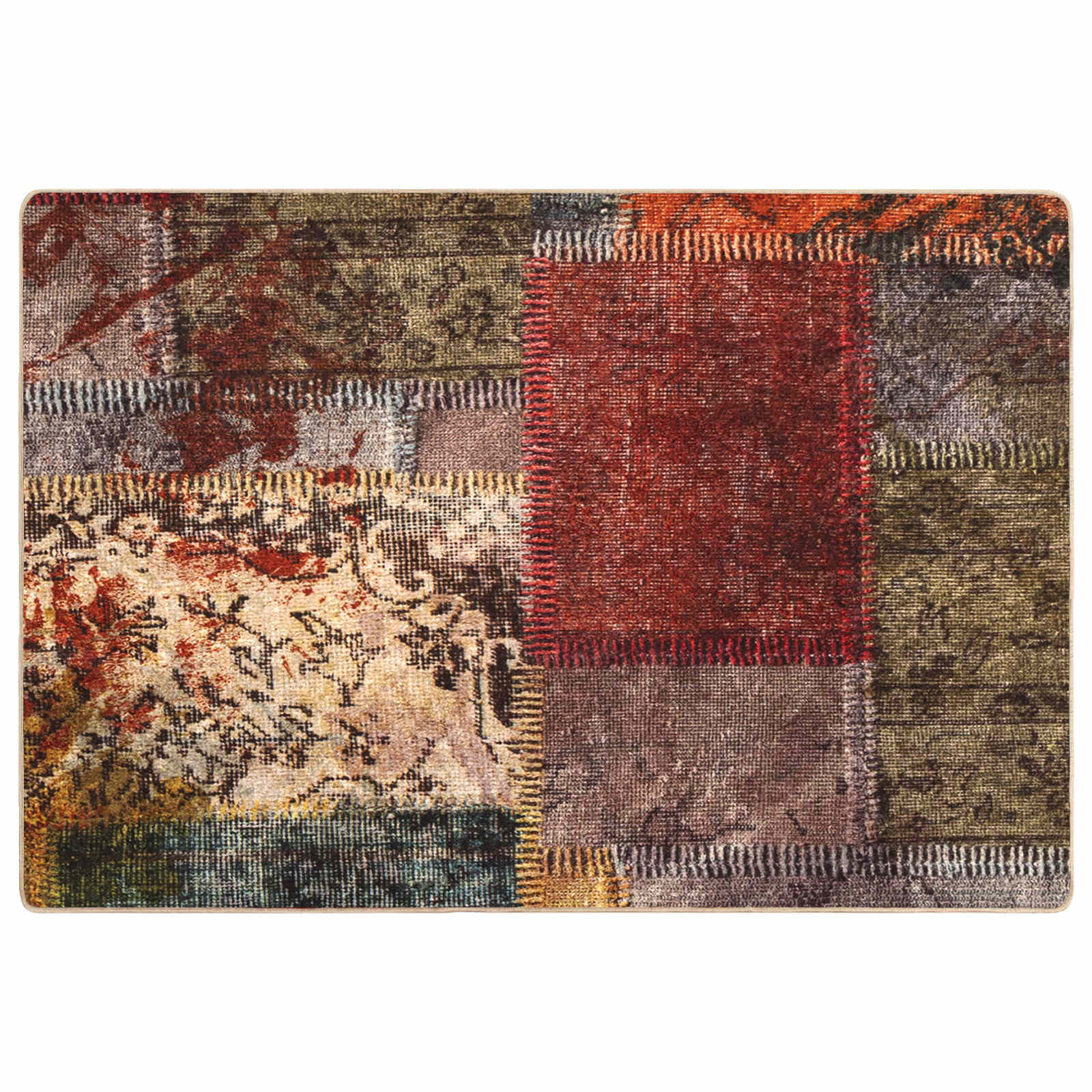 vidaXL Chodnik dywanowy MARSA Wielokolorowe 100 x 150 cm