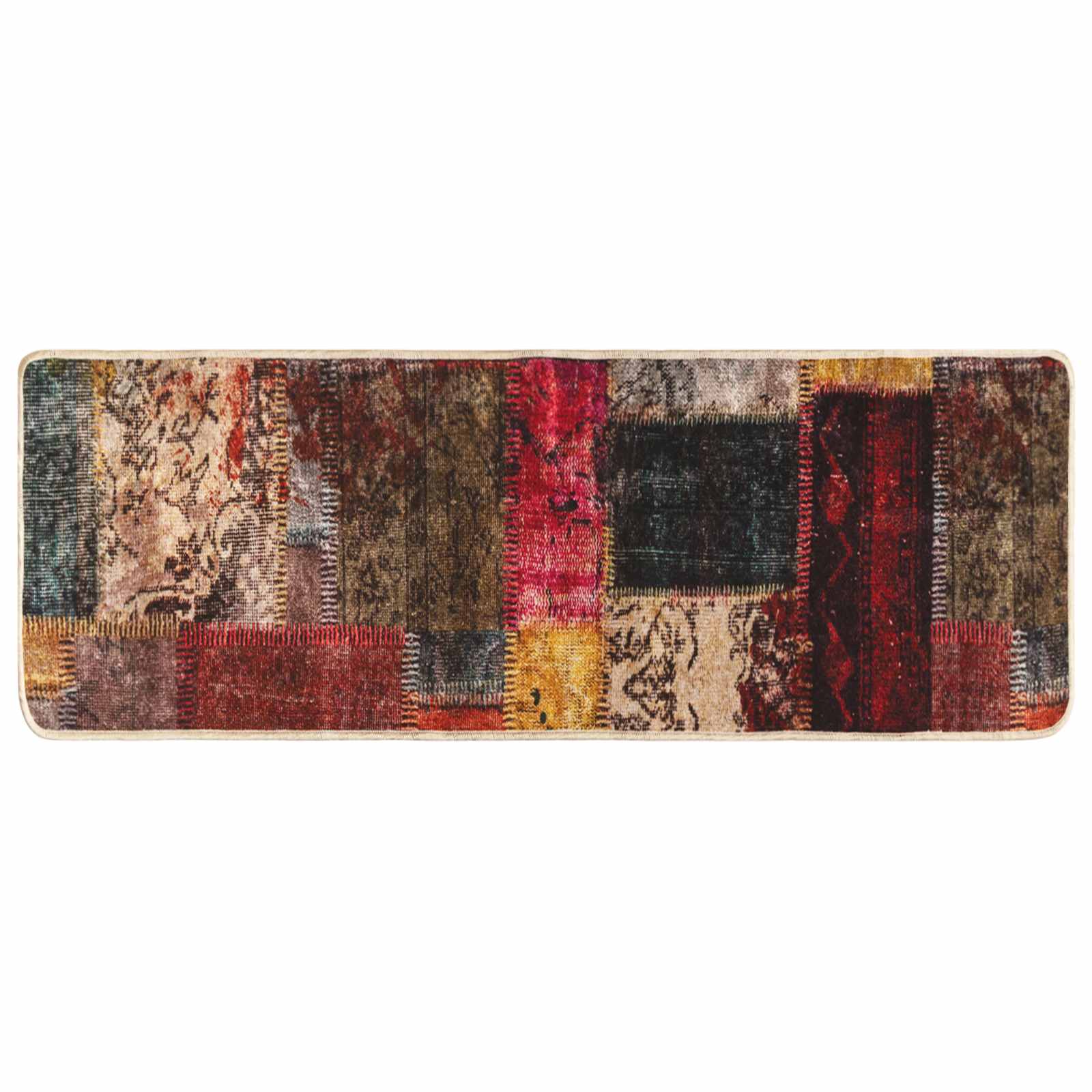 vidaXL Chodnik dywanowy MARSA Wielokolorowe 100 x 250 cm