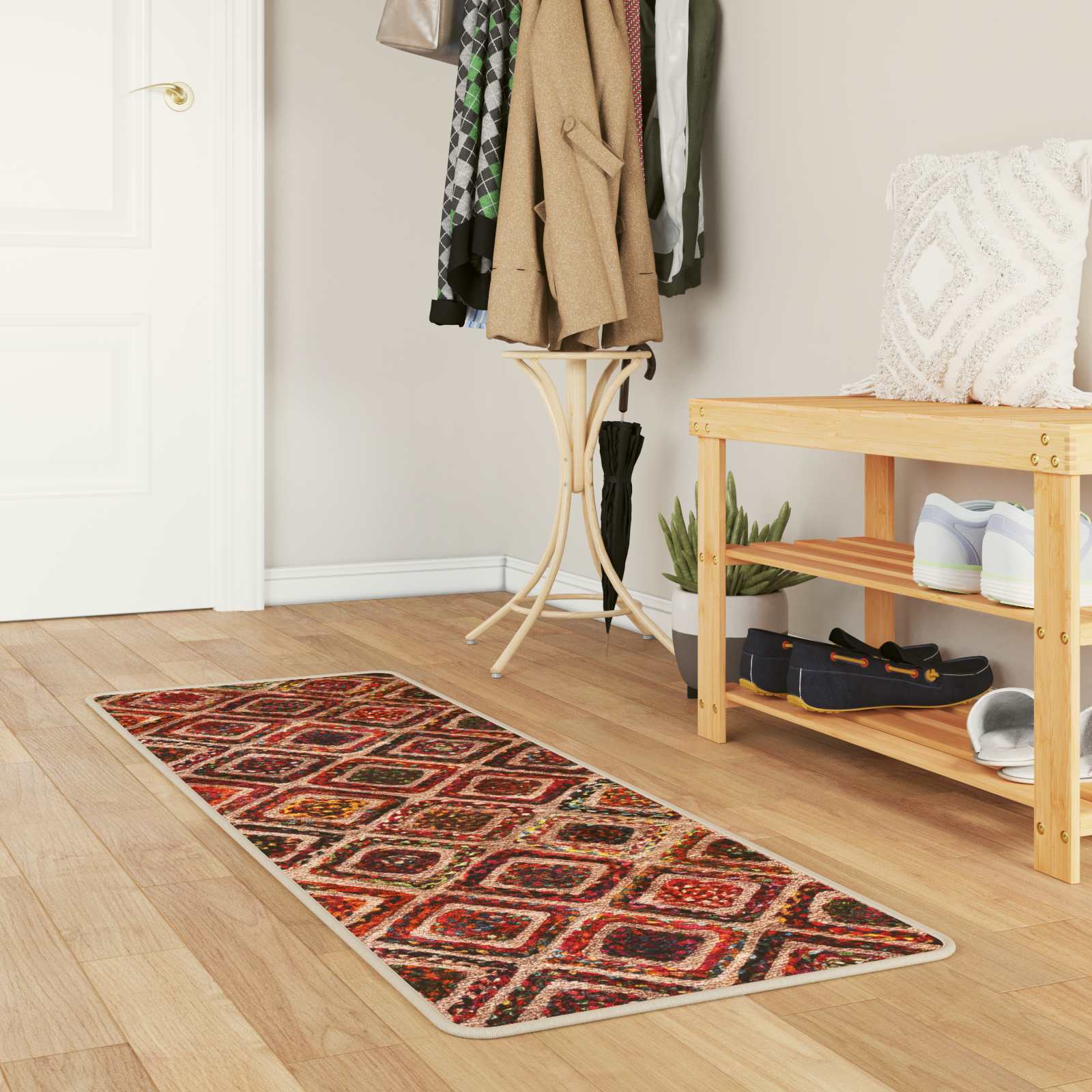 vidaXL Chodnik dywanowy MARSA Wielokolorowe 50 x 200 cm