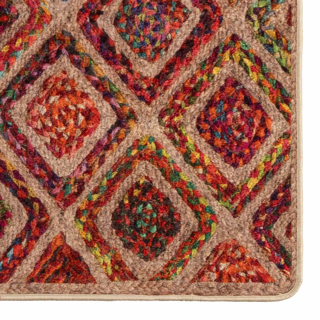 vidaXL Chodnik dywanowy MARSA Wielokolorowe 80 x 250 cm