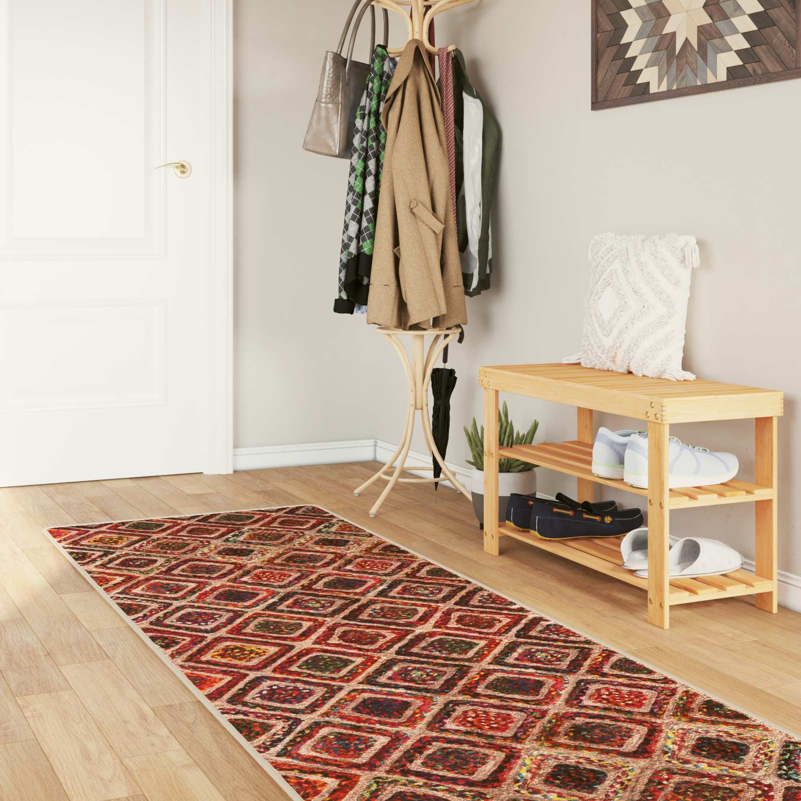 vidaXL Chodnik dywanowy MARSA Wielokolorowe 80 x 250 cm