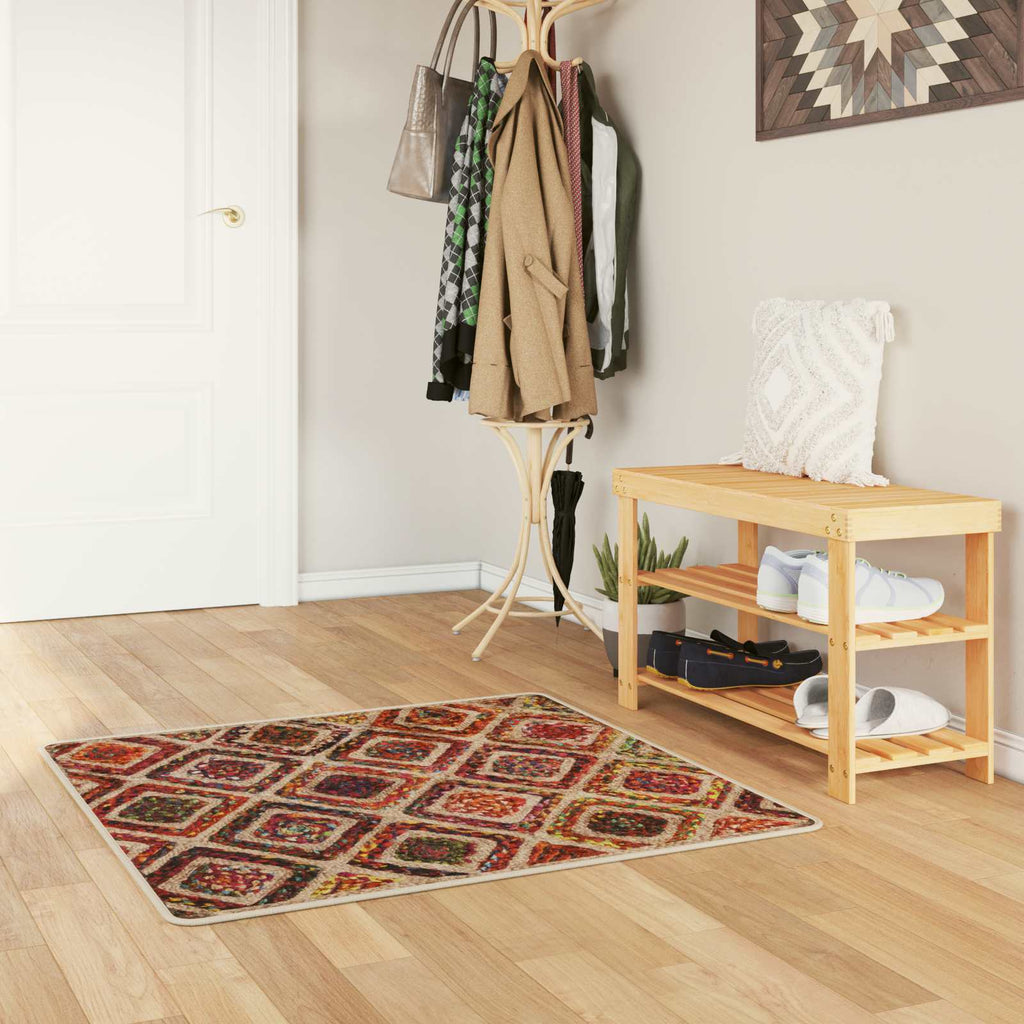 vidaXL Chodnik dywanowy MARSA Wielokolorowe 100 x 100 cm