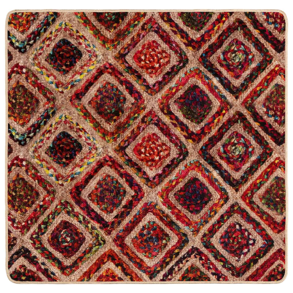vidaXL Chodnik dywanowy MARSA Wielokolorowe 100 x 100 cm