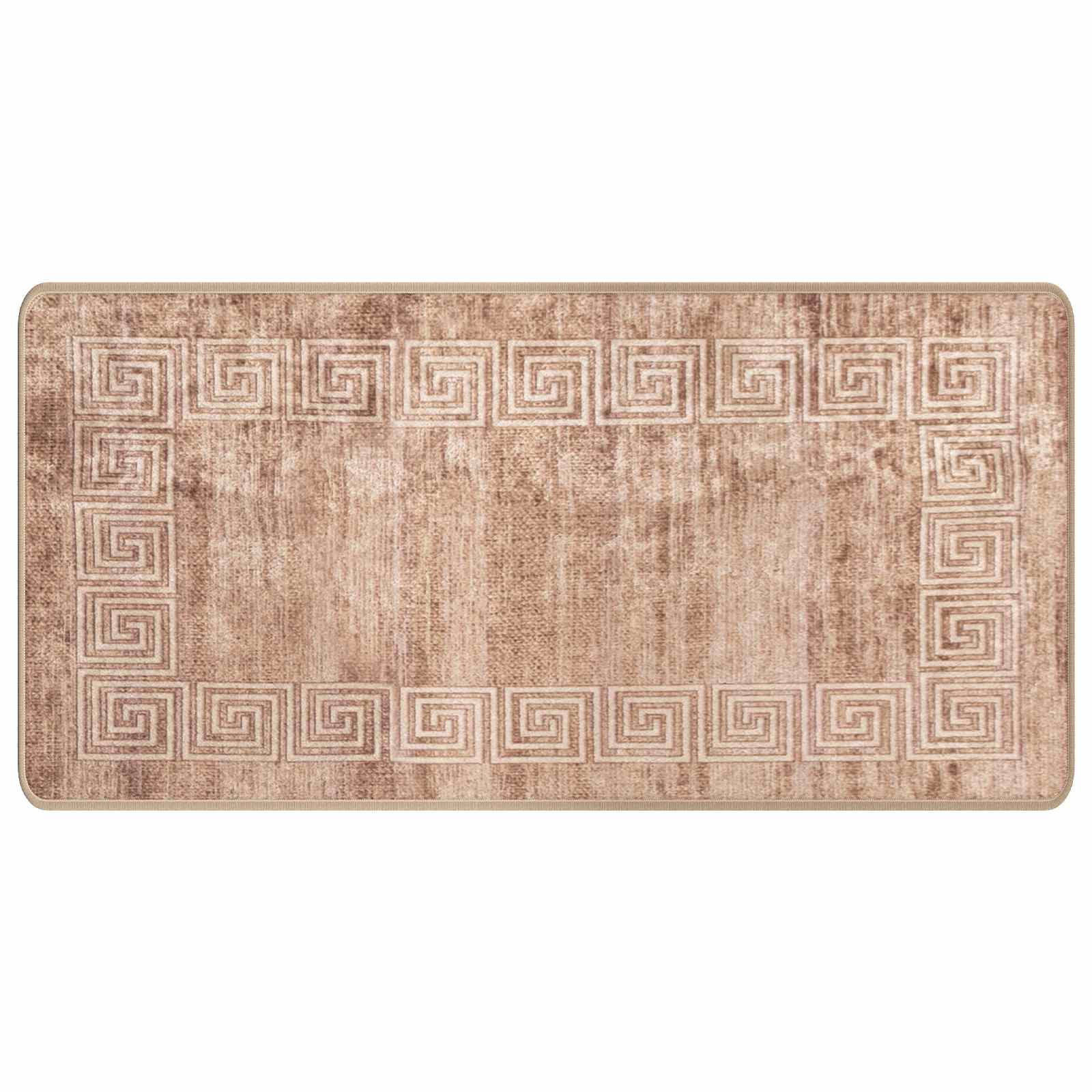 vidaXL Chodnik dywanowy MARSA Biały 50 x 100 cm Poliester i PVC