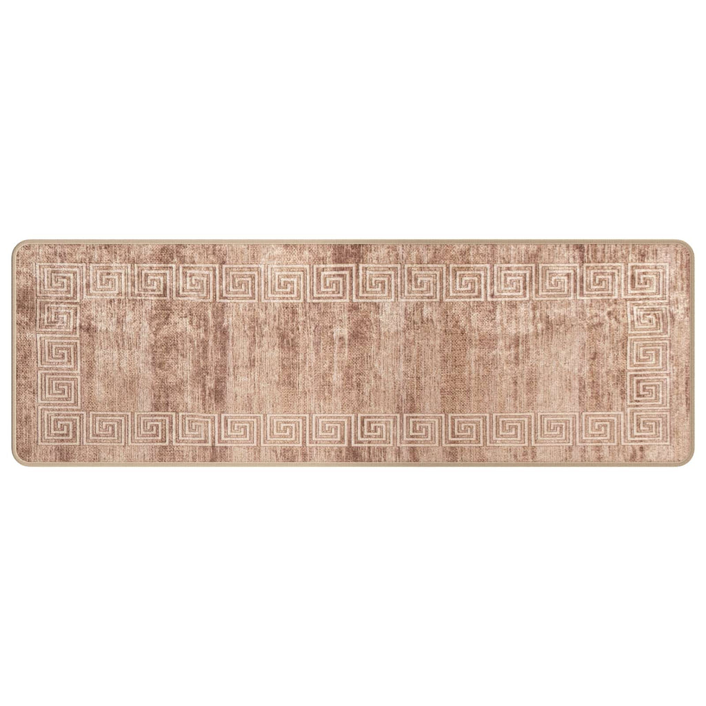vidaXL Chodnik dywanowy MARSA Biały 50 x 150 cm Poliester i PVC