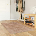 vidaXL Chodnik dywanowy MARSA Biały 80 x 100 cm Poliester i PVC