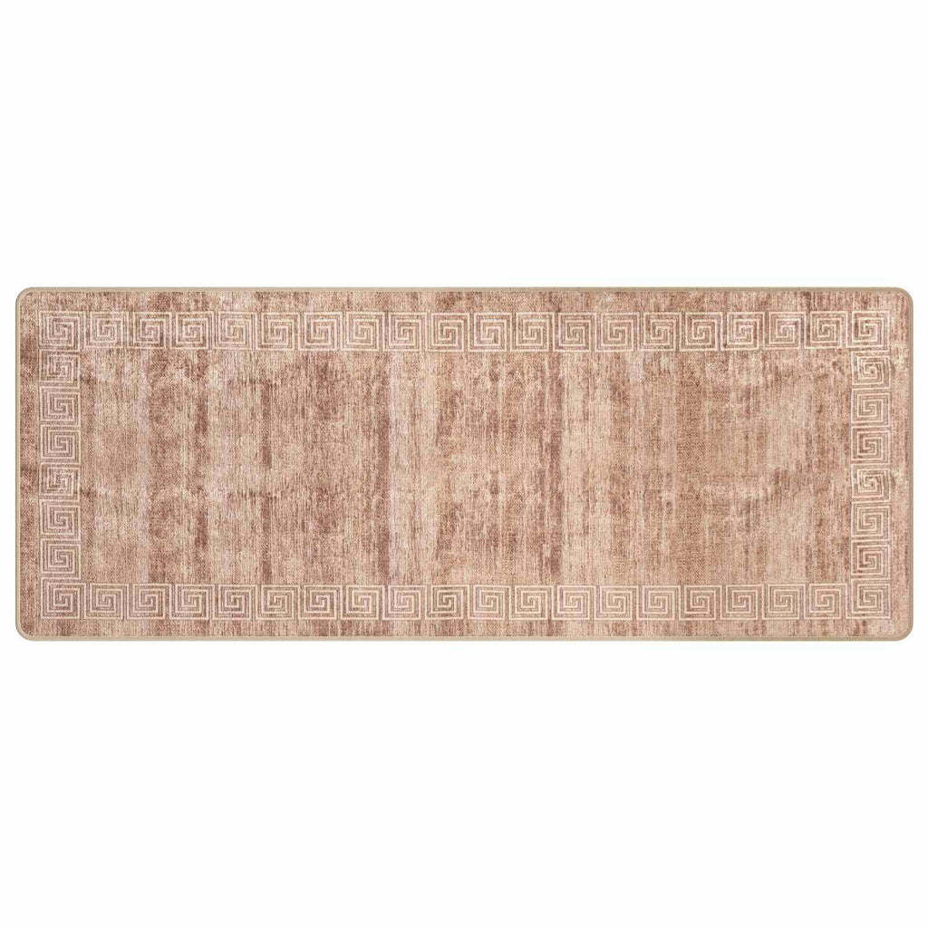 vidaXL Chodnik dywanowy MARSA Biały 80 x 200 cm Poliester i PVC