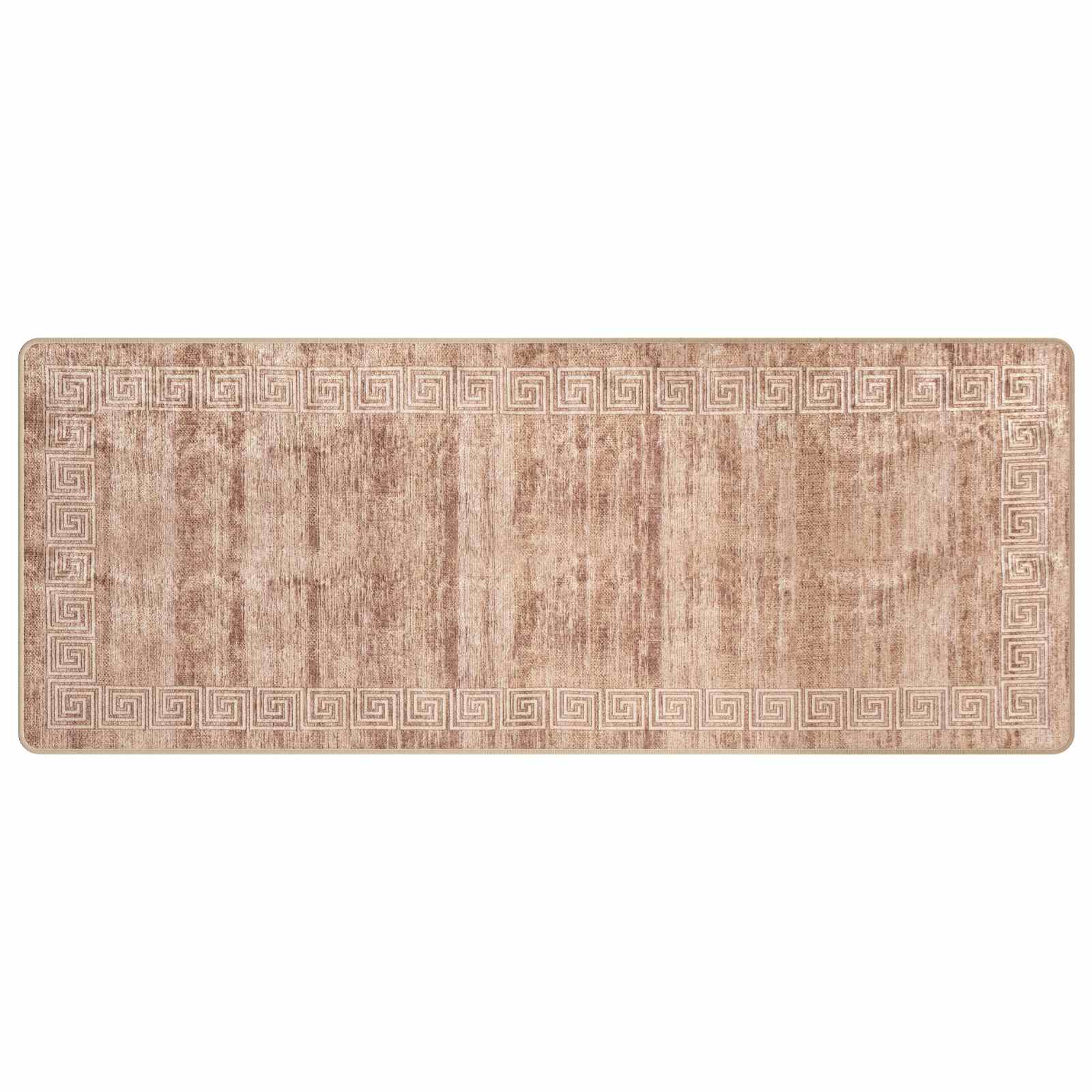 vidaXL Chodnik dywanowy MARSA Biały 80 x 200 cm Poliester i PVC