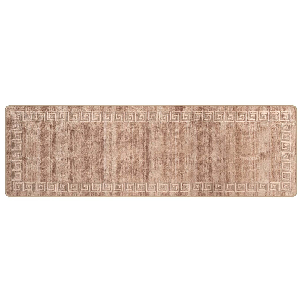 vidaXL Chodnik dywanowy MARSA Biały 80 x 350 cm Poliester i PVC