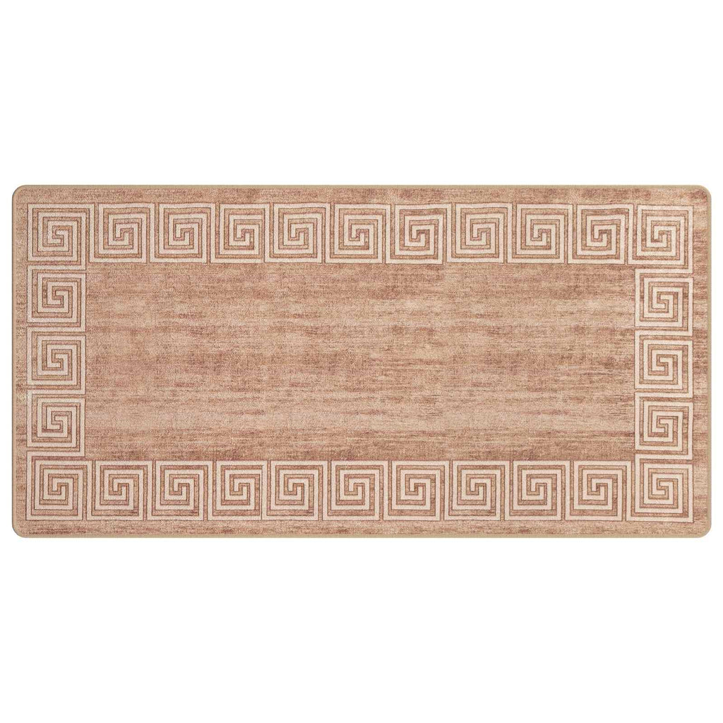 vidaXL Chodnik dywanowy MARSA Biały 100 x 200 cm Poliester i PVC