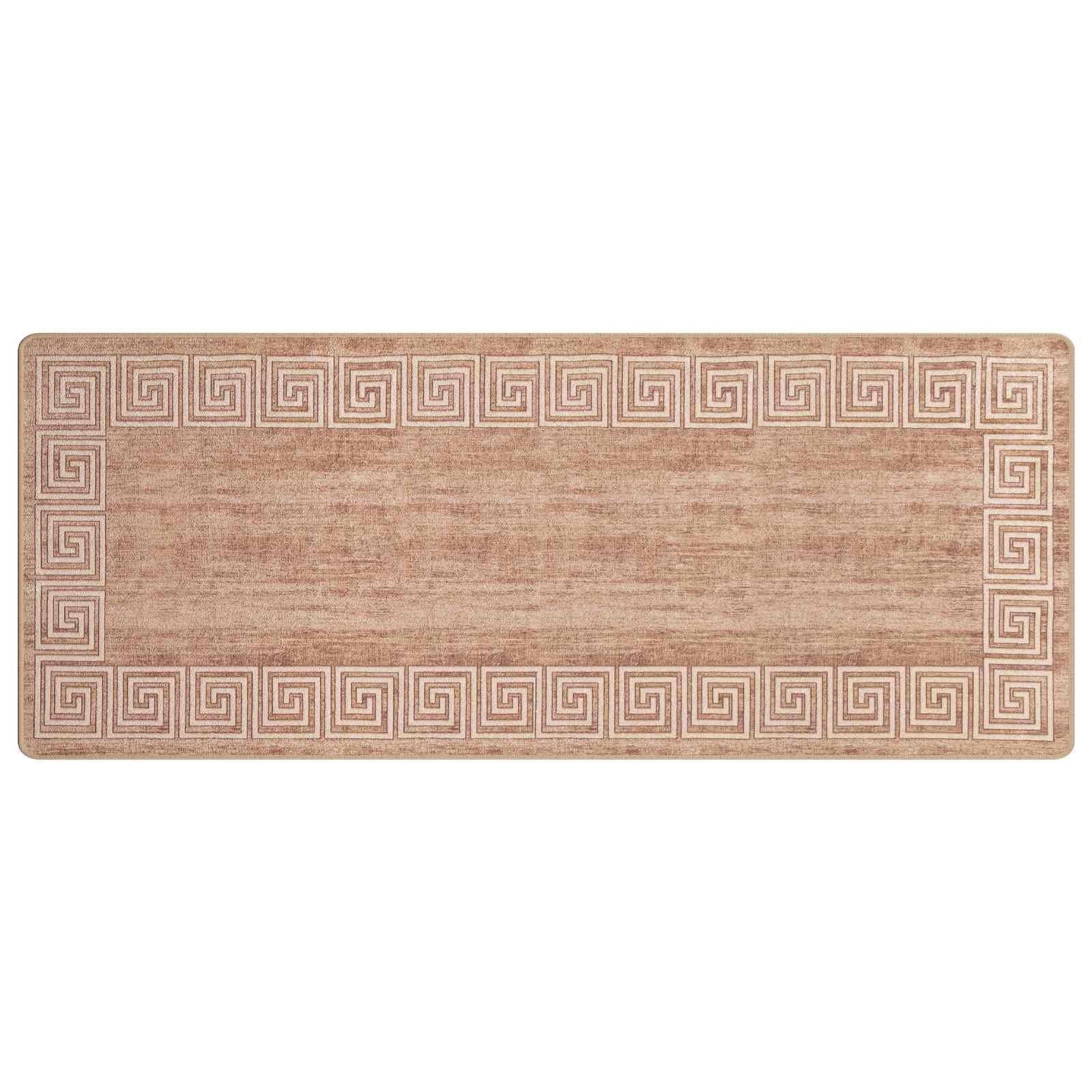 vidaXL Chodnik dywanowy MARSA Biały 100 x 250 cm Poliester i PVC