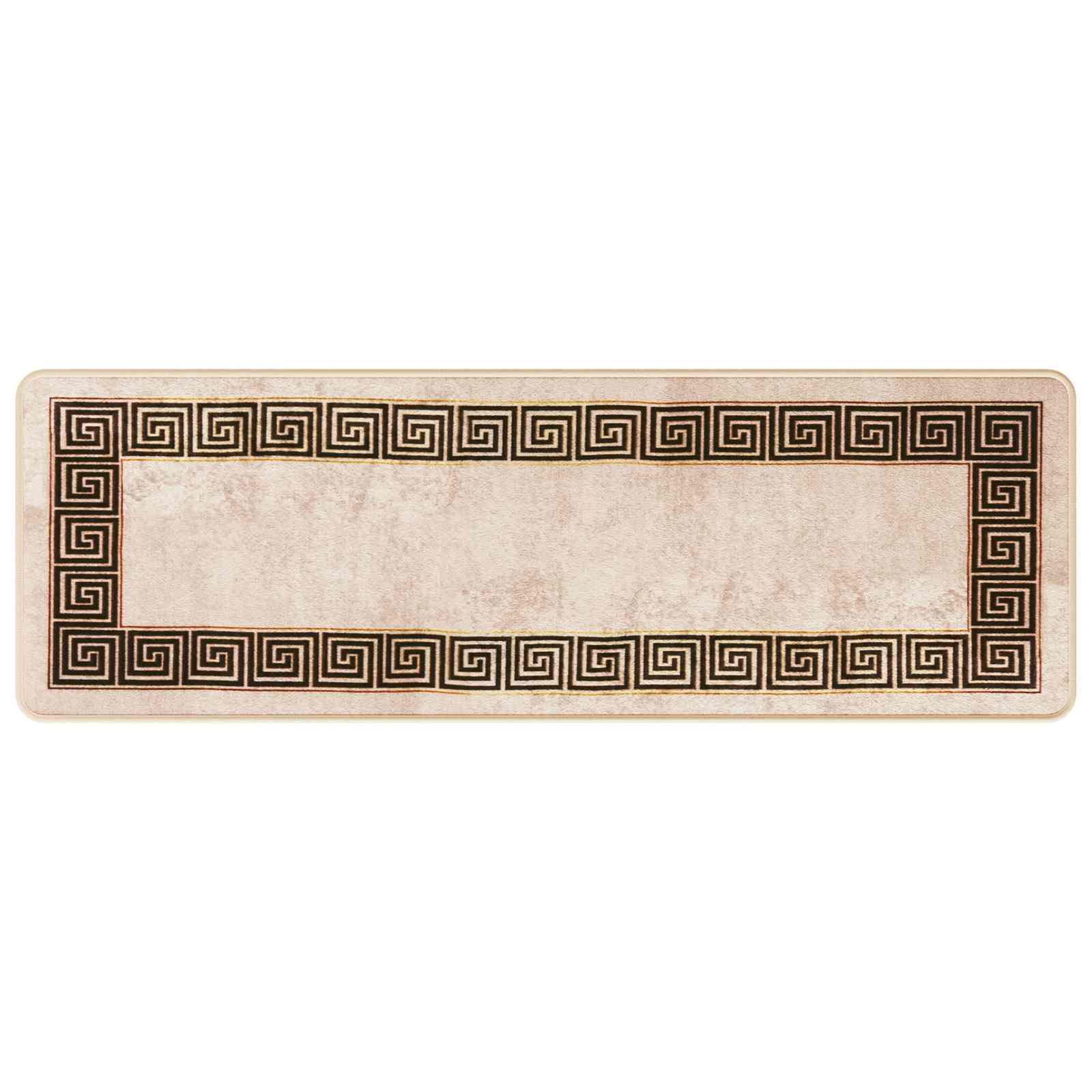 vidaXL Chodnik dywanowy MARSA Czarny 50 x 150 cm Poliester i PVC