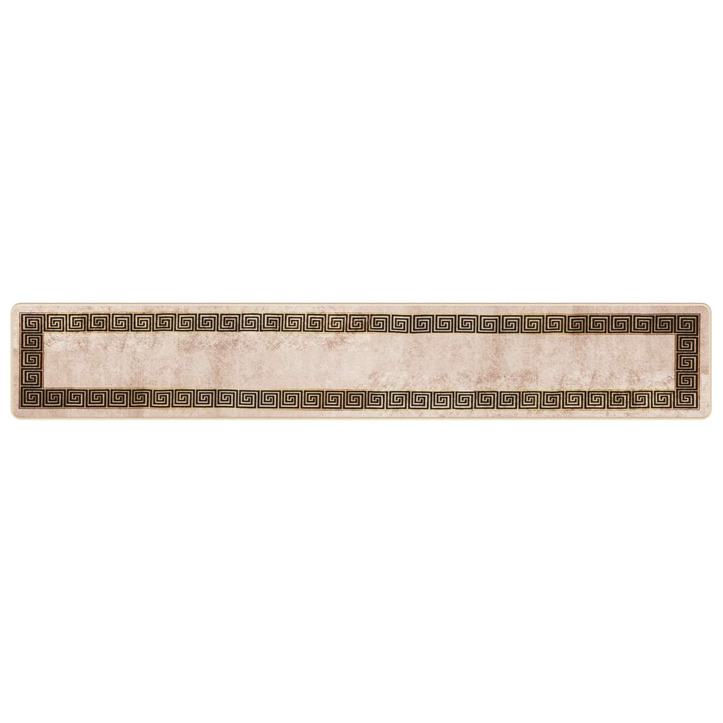 vidaXL Chodnik dywanowy MARSA Czarny 50 x 300 cm Poliester i PVC