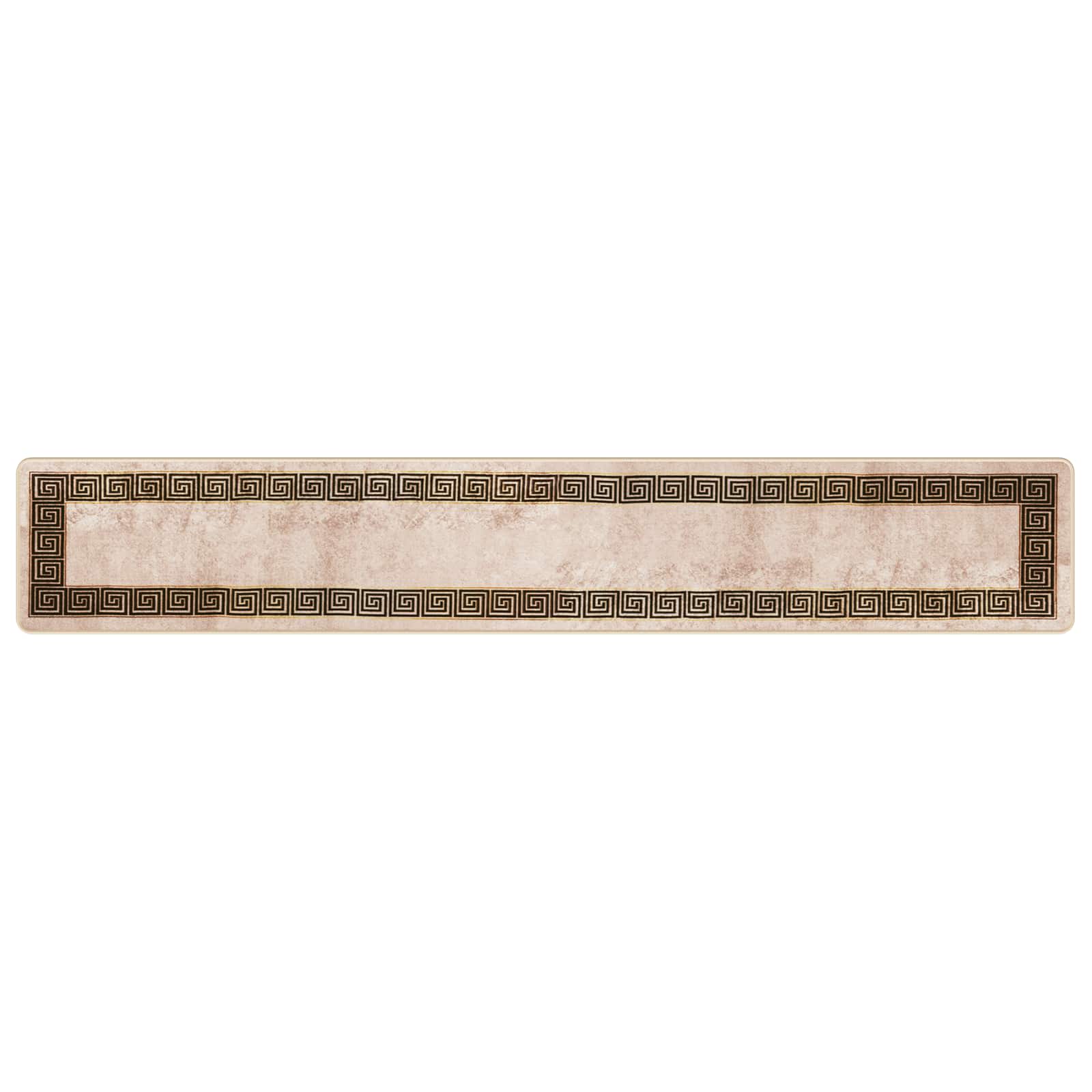 vidaXL Chodnik dywanowy MARSA Czarny 50 x 300 cm Poliester i PVC