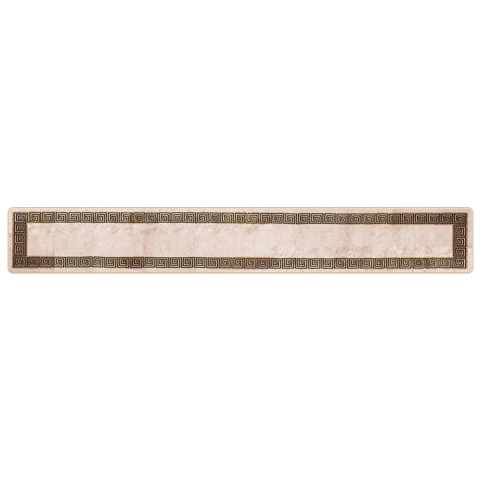vidaXL Chodnik dywanowy MARSA Czarny 50 x 350 cm Poliester i PVC