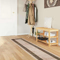 vidaXL Chodnik dywanowy MARSA Czarny 50 x 450 cm Poliester i PVC
