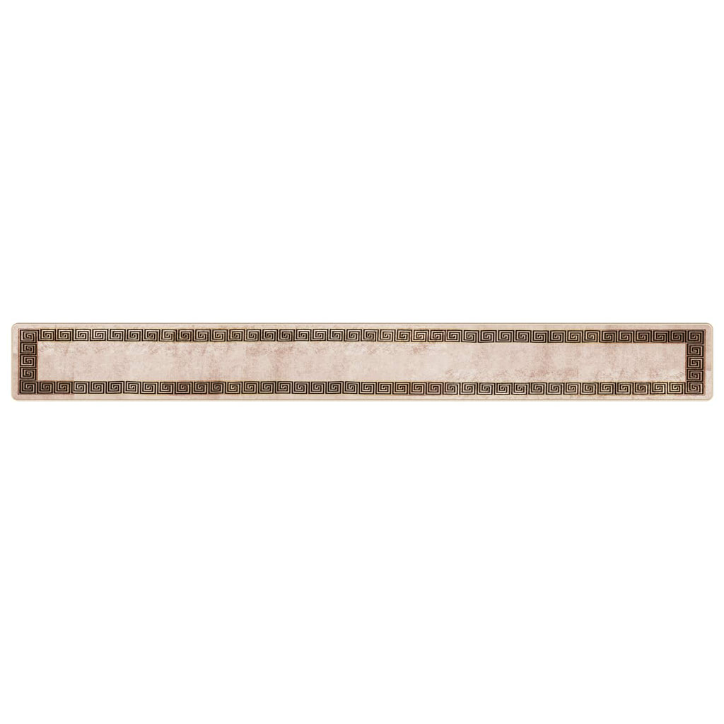vidaXL Chodnik dywanowy MARSA Czarny 50 x 450 cm Poliester i PVC