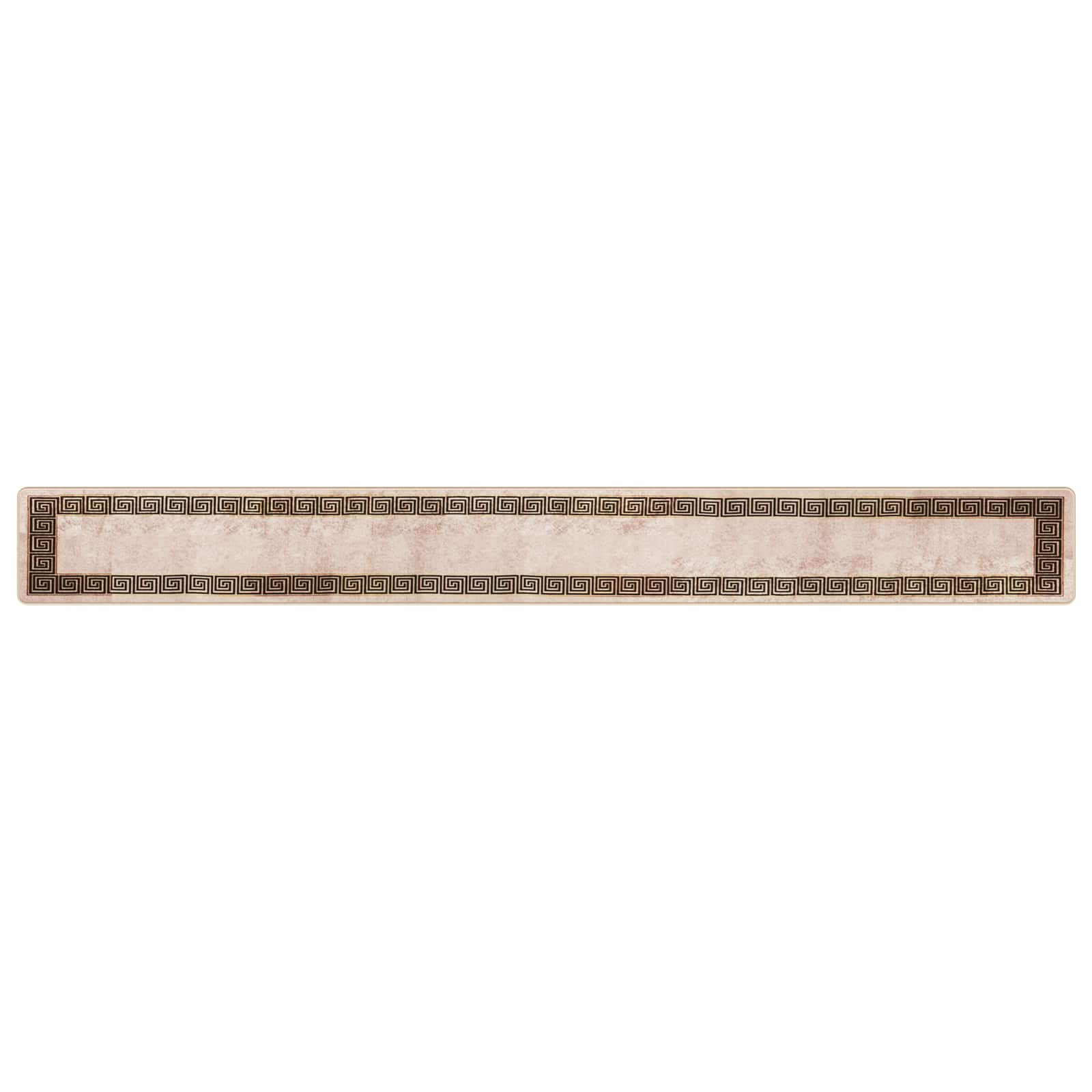 vidaXL Chodnik dywanowy MARSA Czarny 50 x 450 cm Poliester i PVC