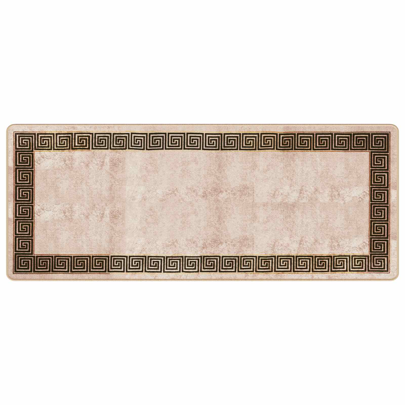 vidaXL Chodnik dywanowy MARSA Czarny 80 x 200 cm Poliester i PVC