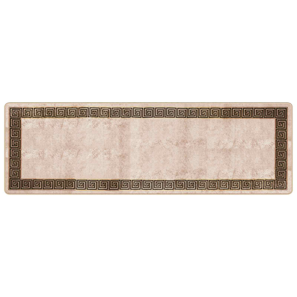 vidaXL Chodnik dywanowy MARSA Czarny 80 x 250 cm Poliester i PVC