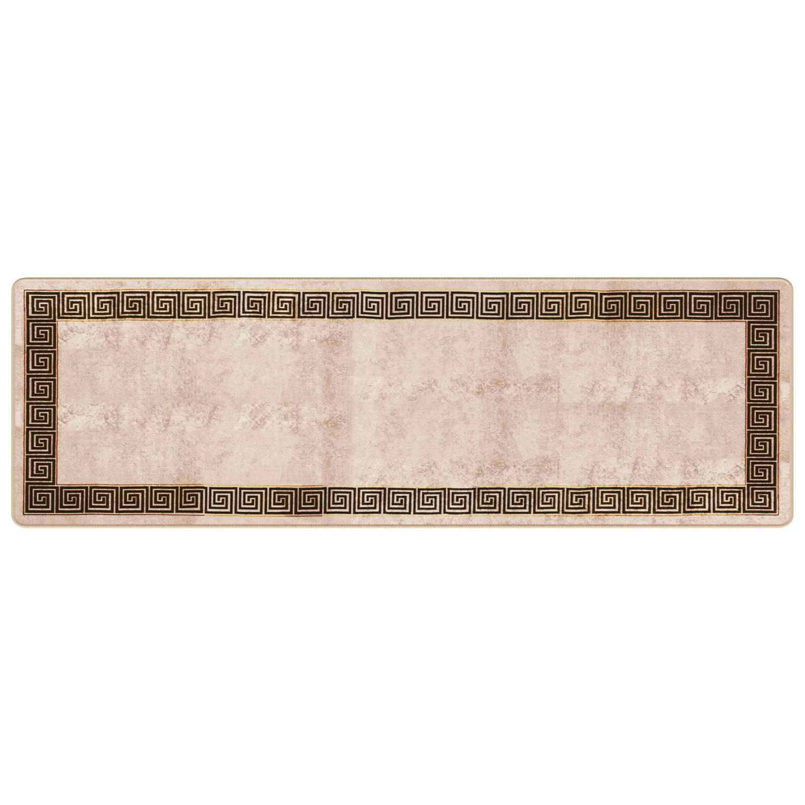 vidaXL Chodnik dywanowy MARSA Czarny 80 x 250 cm Poliester i PVC