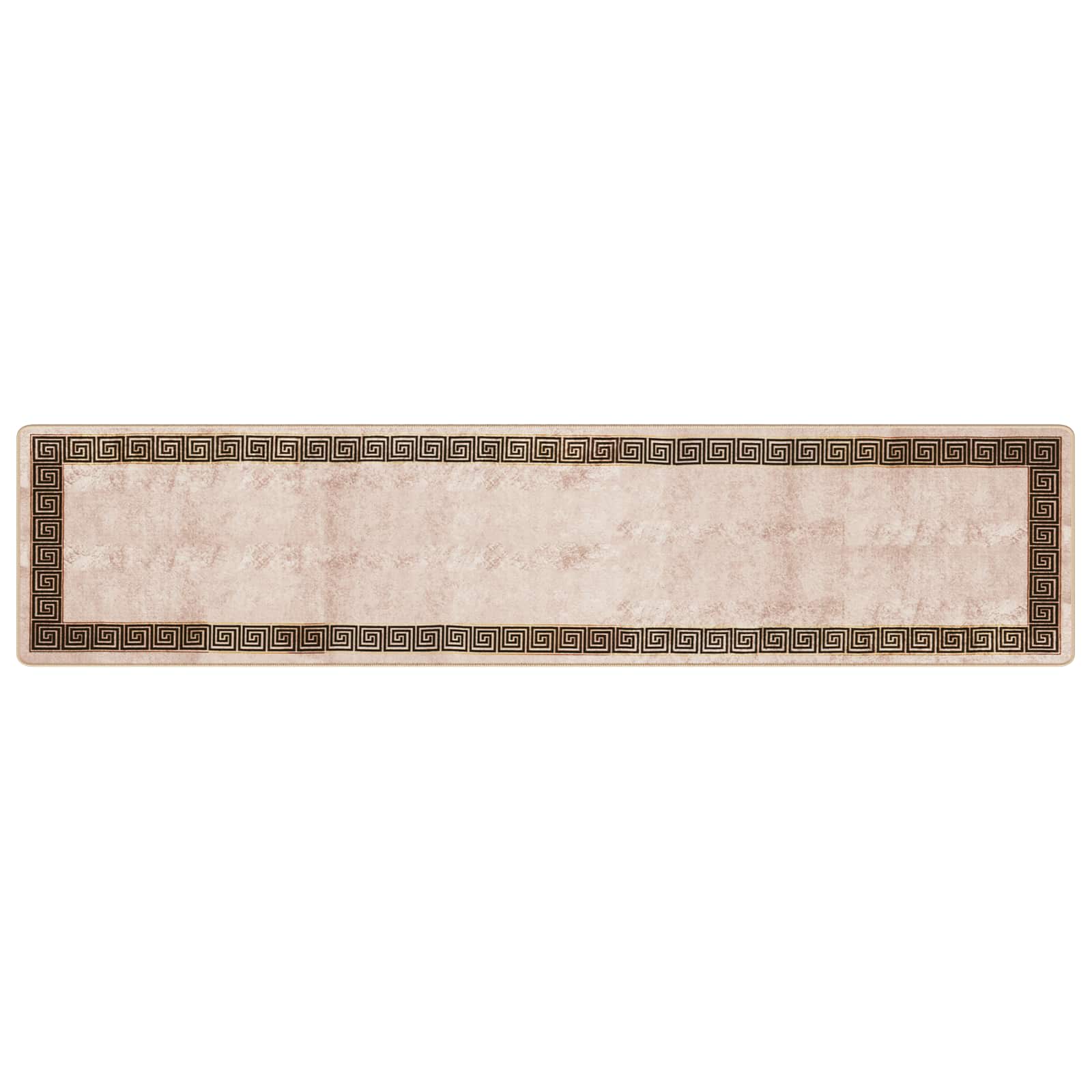vidaXL Chodnik dywanowy MARSA Czarny 80 x 350 cm Poliester i PVC