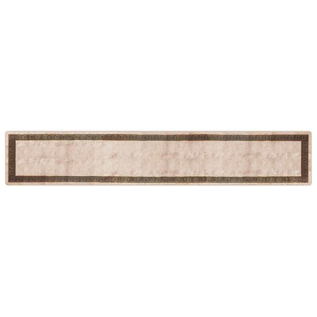 vidaXL Chodnik dywanowy MARSA Czarny 80 x 450 cm Poliester i PVC