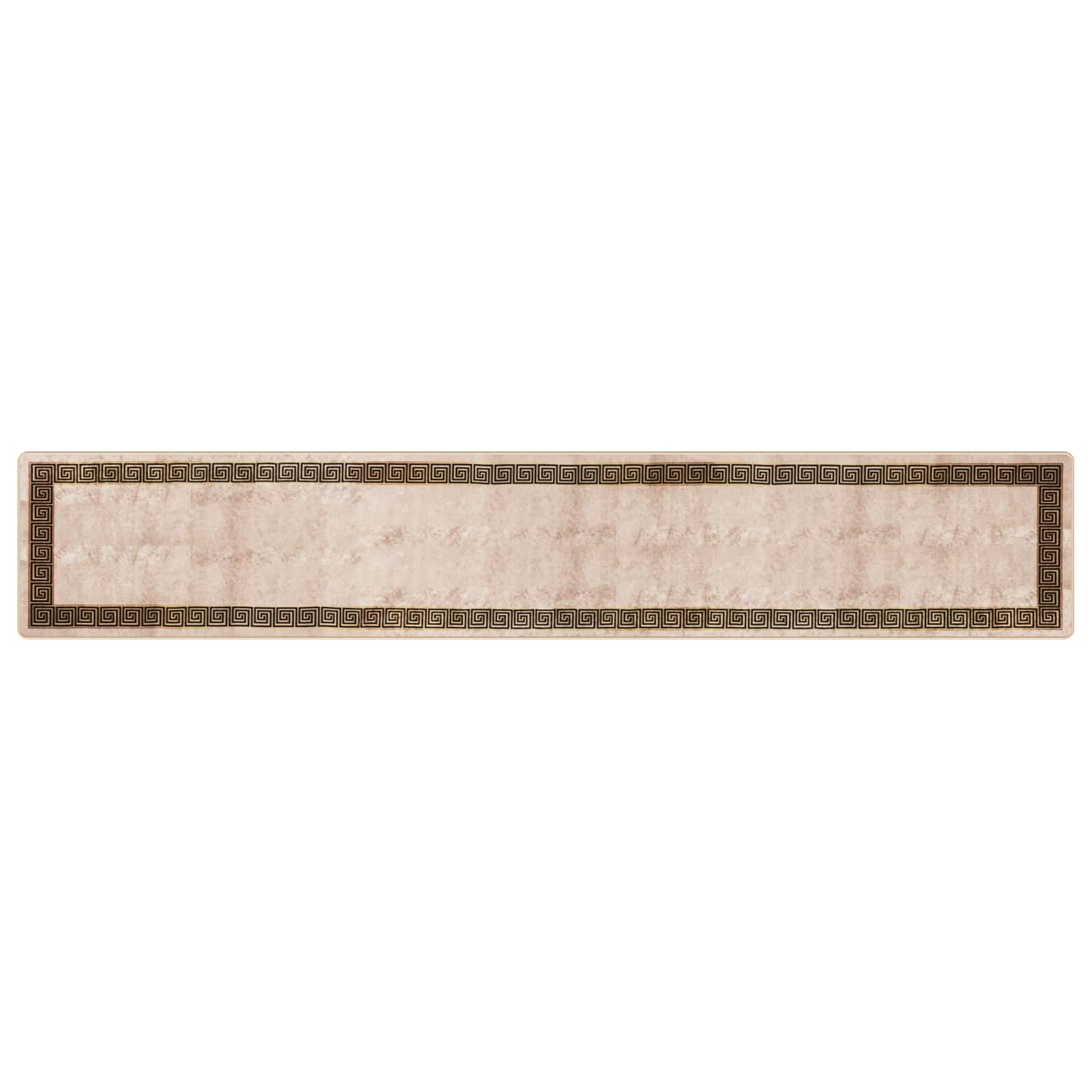vidaXL Chodnik dywanowy MARSA Czarny 80 x 450 cm Poliester i PVC