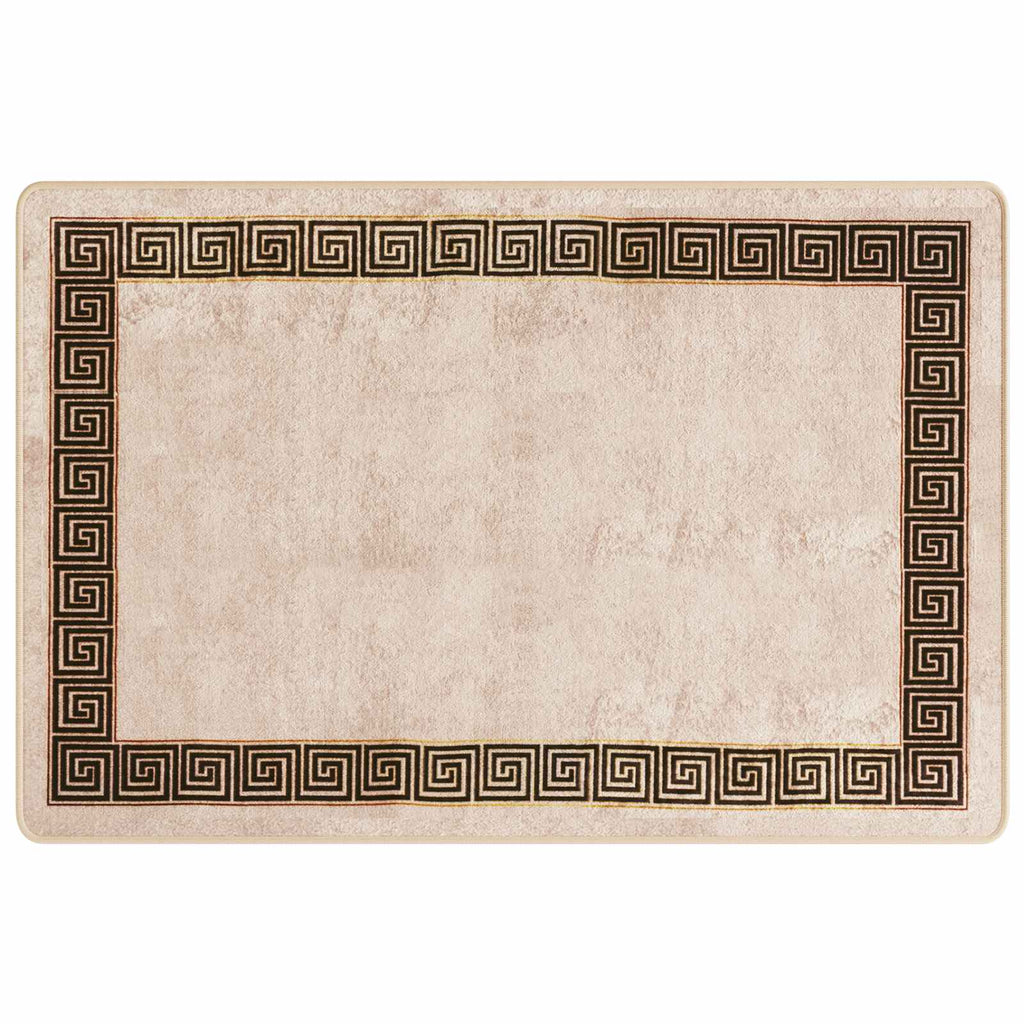 vidaXL Chodnik dywanowy MARSA Czarny 100 x 150 cm Poliester i PVC