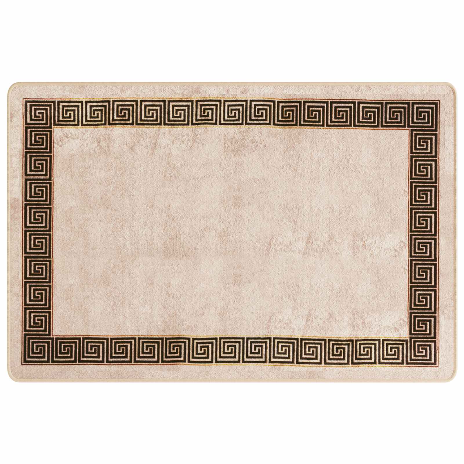 vidaXL Chodnik dywanowy MARSA Czarny 100 x 150 cm Poliester i PVC