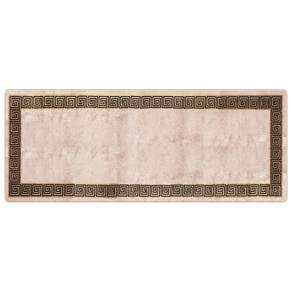 vidaXL Chodnik dywanowy MARSA Czarny 100 x 250 cm Poliester i PVC