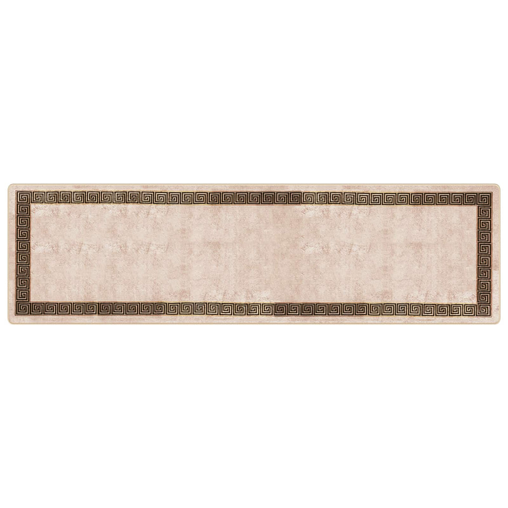 vidaXL Chodnik dywanowy MARSA Czarny 100 x 350 cm Poliester i PVC