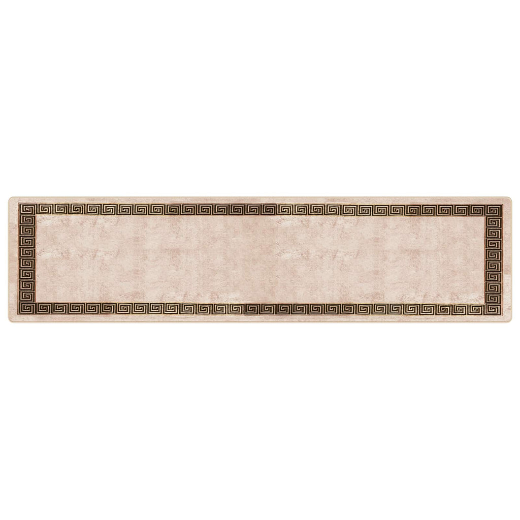 vidaXL Chodnik dywanowy MARSA Czarny 100 x 400 cm Poliester i PVC