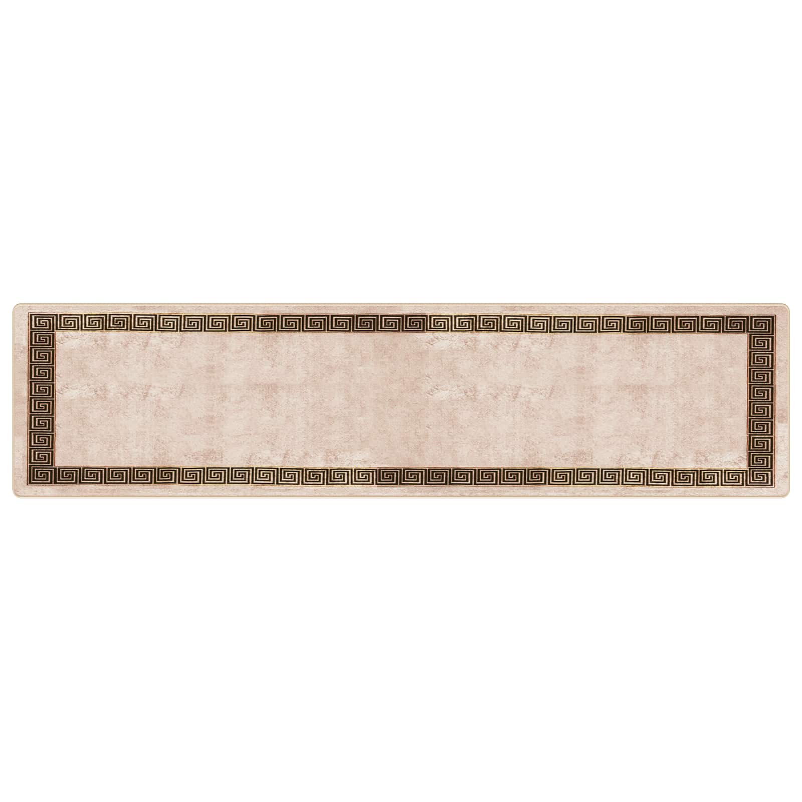 vidaXL Chodnik dywanowy MARSA Czarny 100 x 400 cm Poliester i PVC