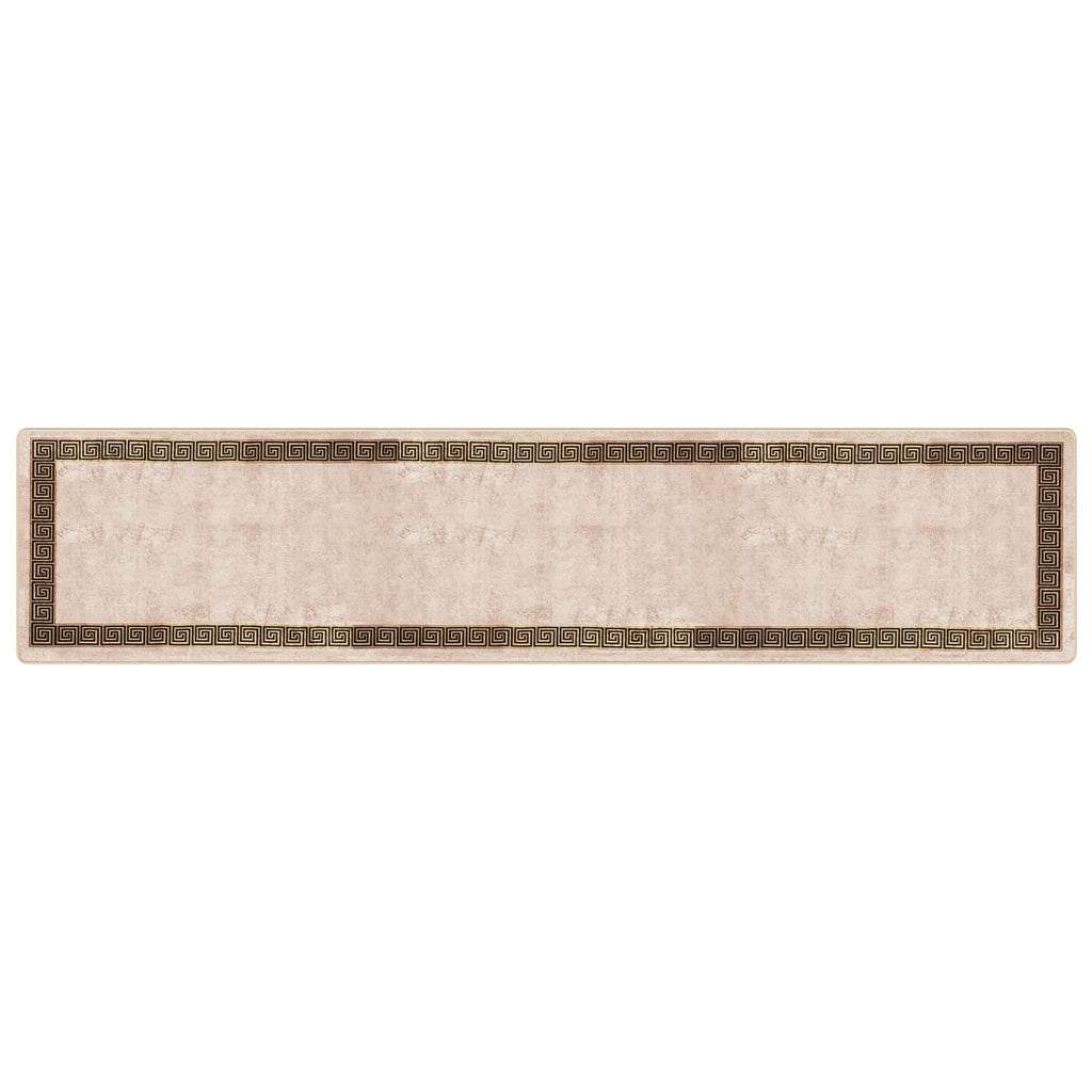 vidaXL Chodnik dywanowy MARSA Czarny 100 x 450 cm Poliester i PVC