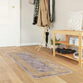 vidaXL Chodnik dywanowy MARSA Szary 50 x 200 cm Poliester i PVC