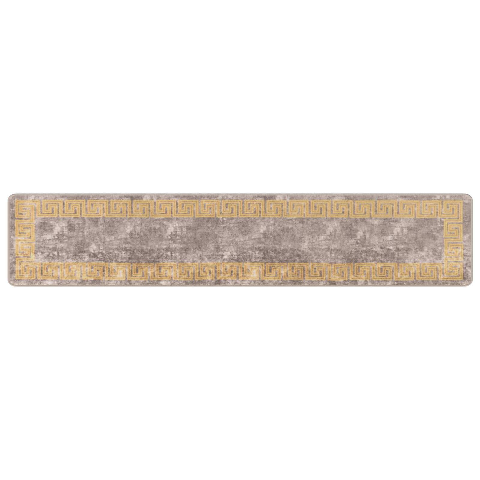 vidaXL Chodnik dywanowy MARSA Szary 50 x 250 cm Poliester i PVC