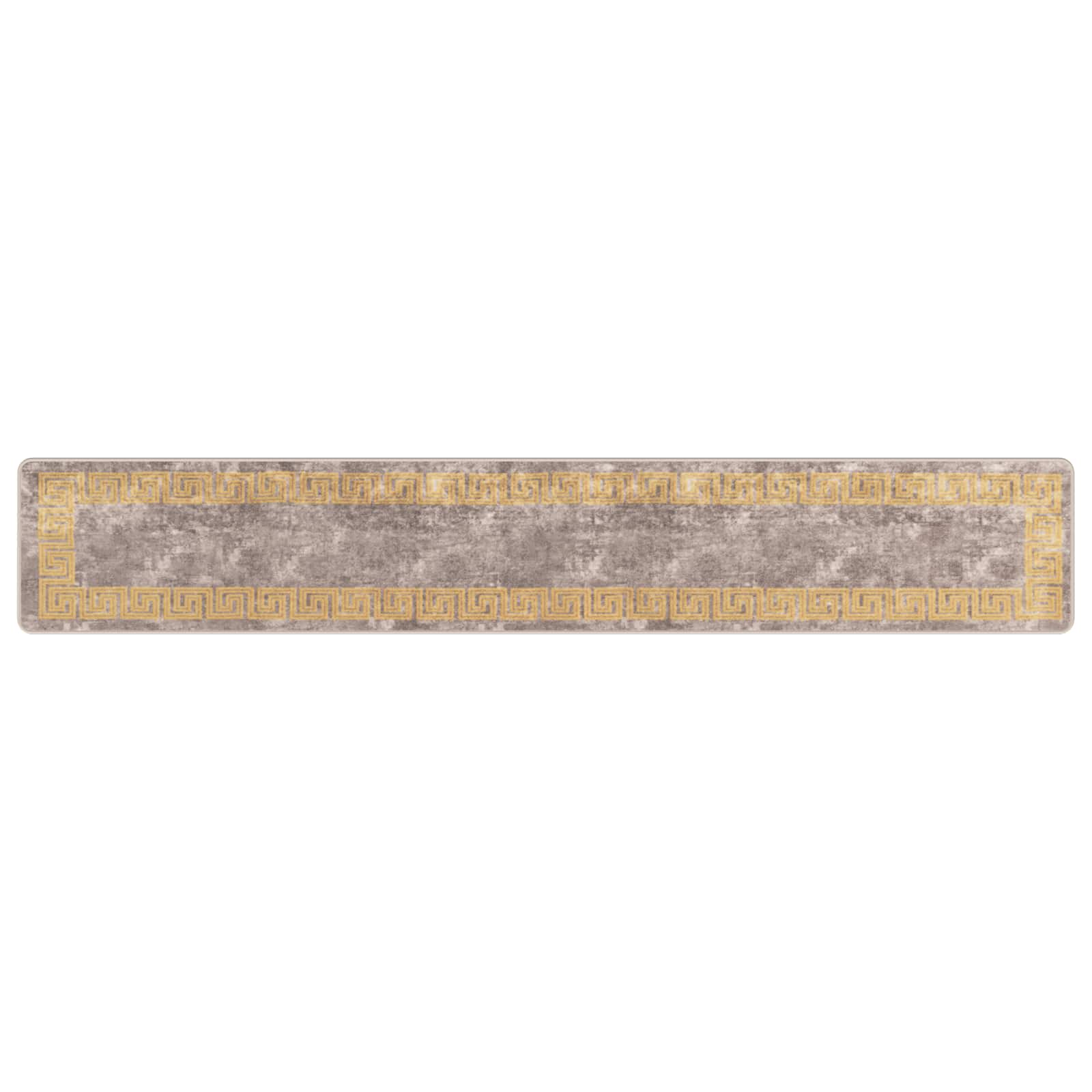 vidaXL Chodnik dywanowy MARSA Szary 50 x 300 cm Poliester i PVC
