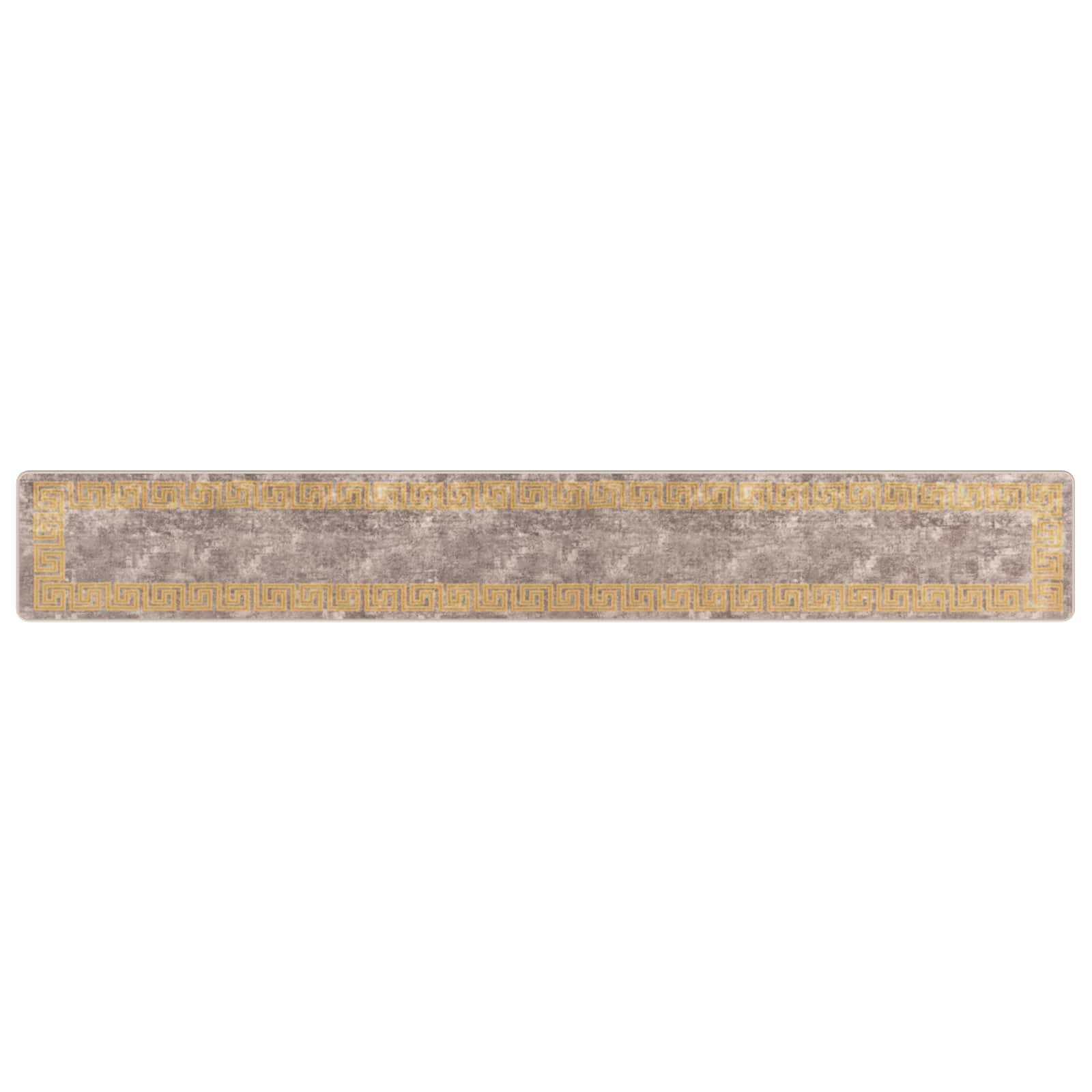 vidaXL Chodnik dywanowy MARSA Szary 50 x 350 cm Poliester i PVC