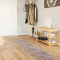 vidaXL Chodnik dywanowy MARSA Szary 50 x 400 cm Poliester i PVC
