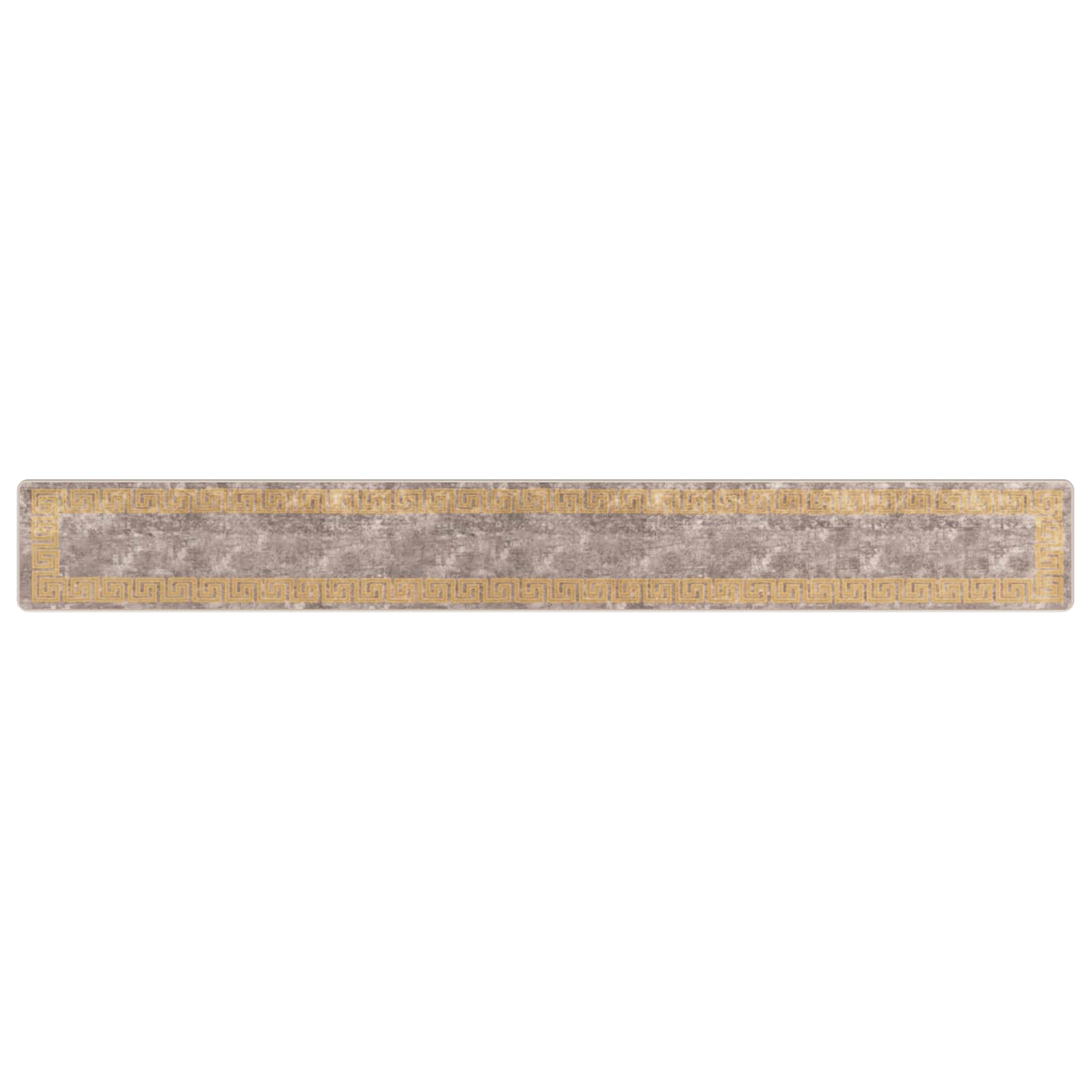 vidaXL Chodnik dywanowy MARSA Szary 50 x 400 cm Poliester i PVC