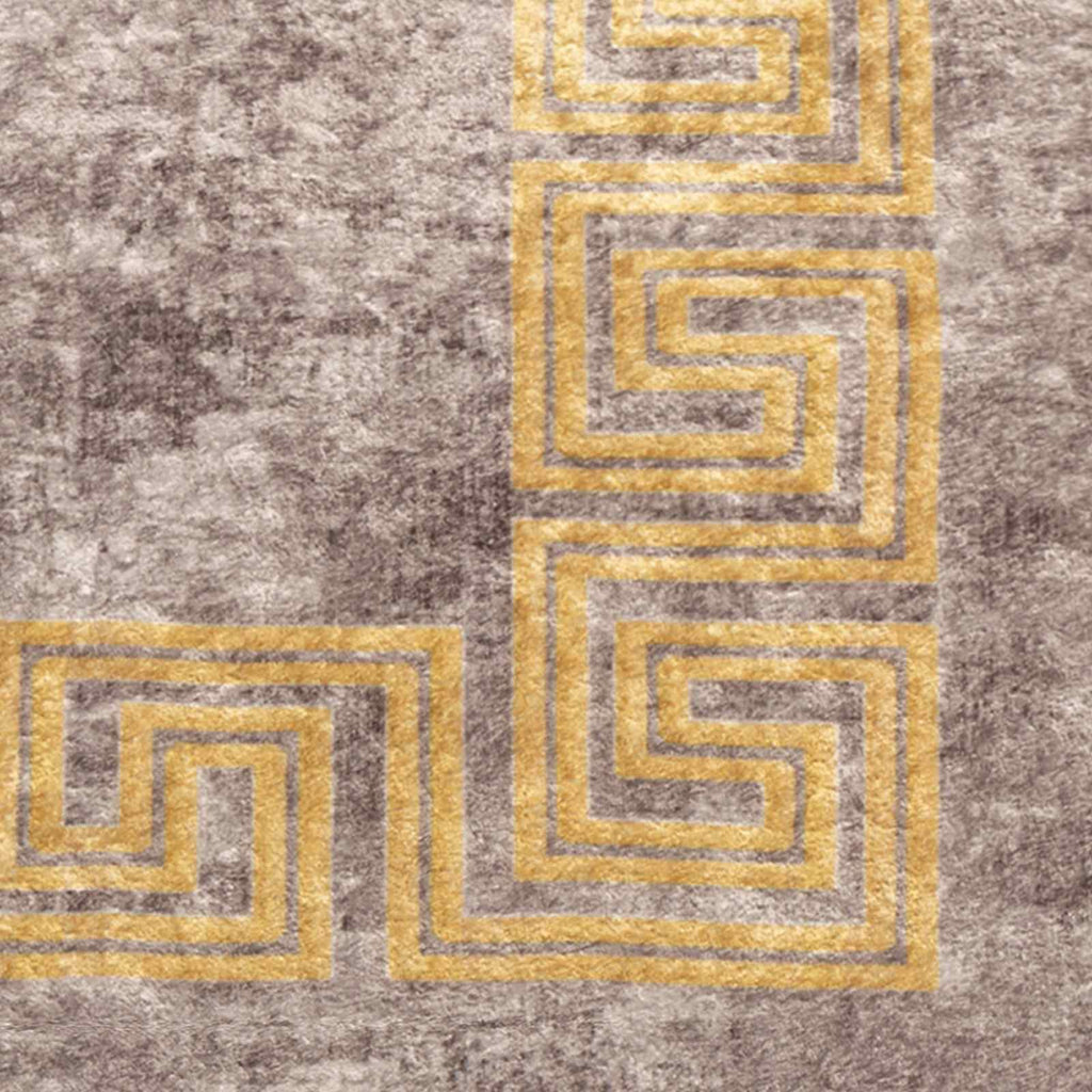 vidaXL Chodnik dywanowy MARSA Szary 50 x 450 cm Poliester i PVC