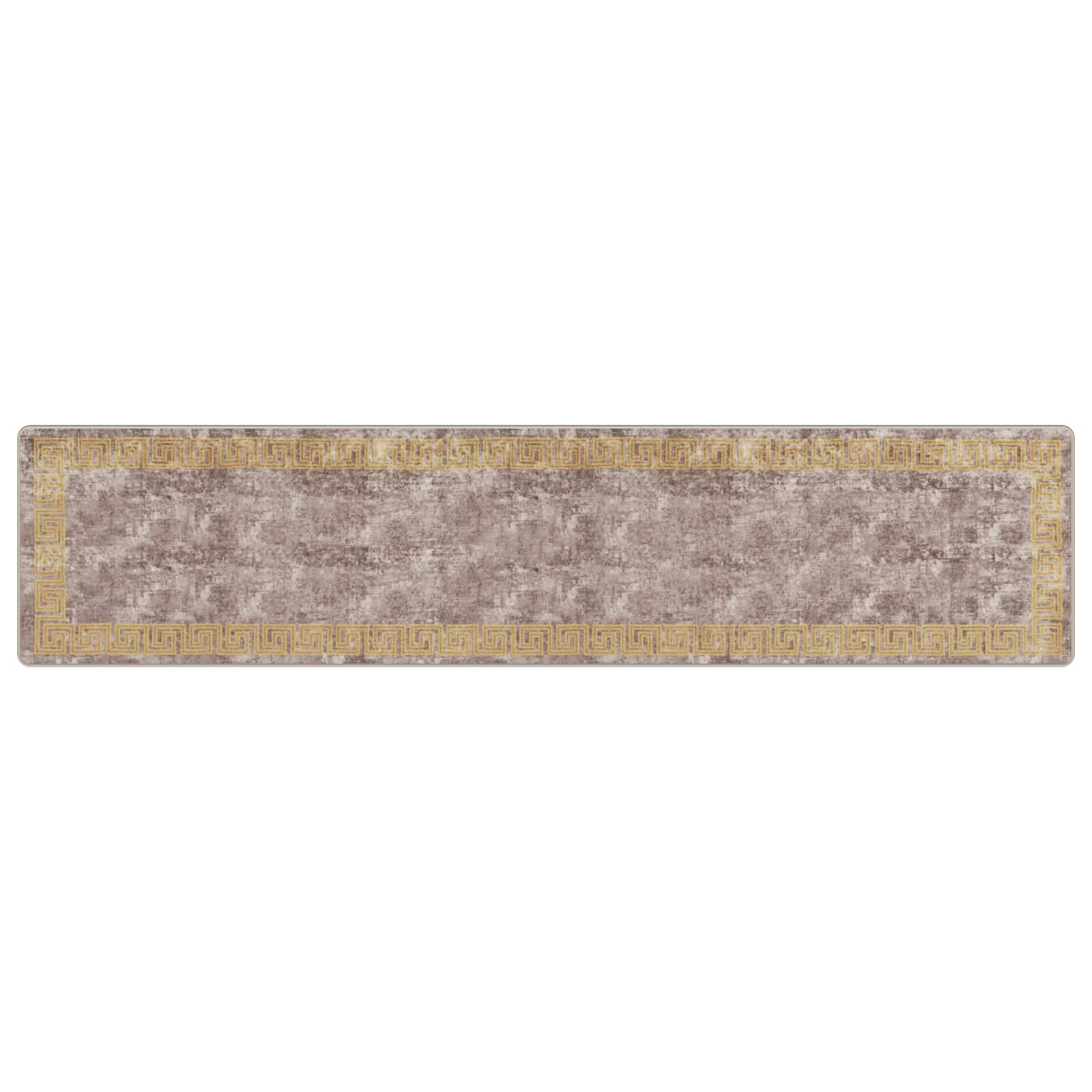 vidaXL Chodnik dywanowy MARSA Szary 80 x 350 cm Poliester i PVC