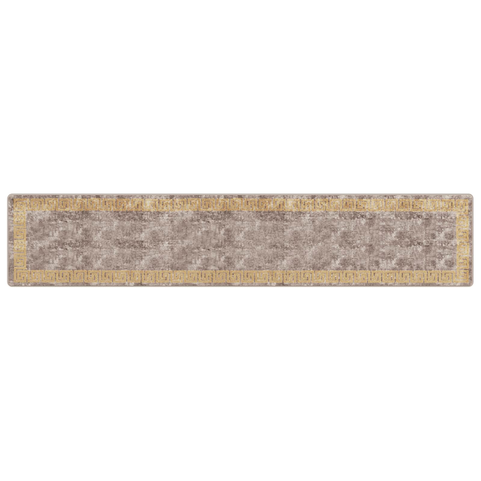 vidaXL Chodnik dywanowy MARSA Szary 80 x 400 cm Poliester i PVC