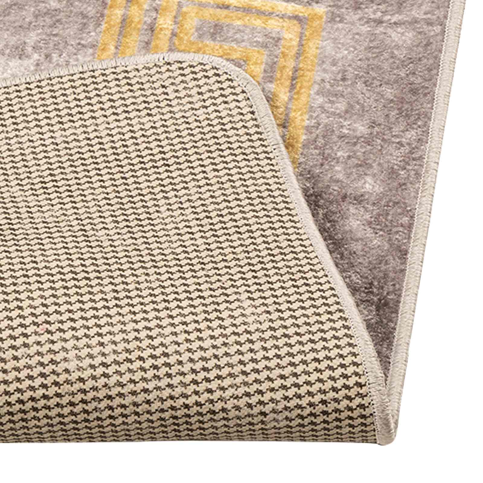 vidaXL Chodnik dywanowy MARSA Szary 100 x 250 cm Poliester i PVC