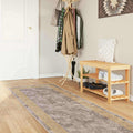 vidaXL Chodnik dywanowy MARSA Szary 100 x 400 cm Poliester i PVC