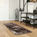 vidaXL Chodnik dywanowy MARSA Czarny 50 x 100 cm Poliester i PVC