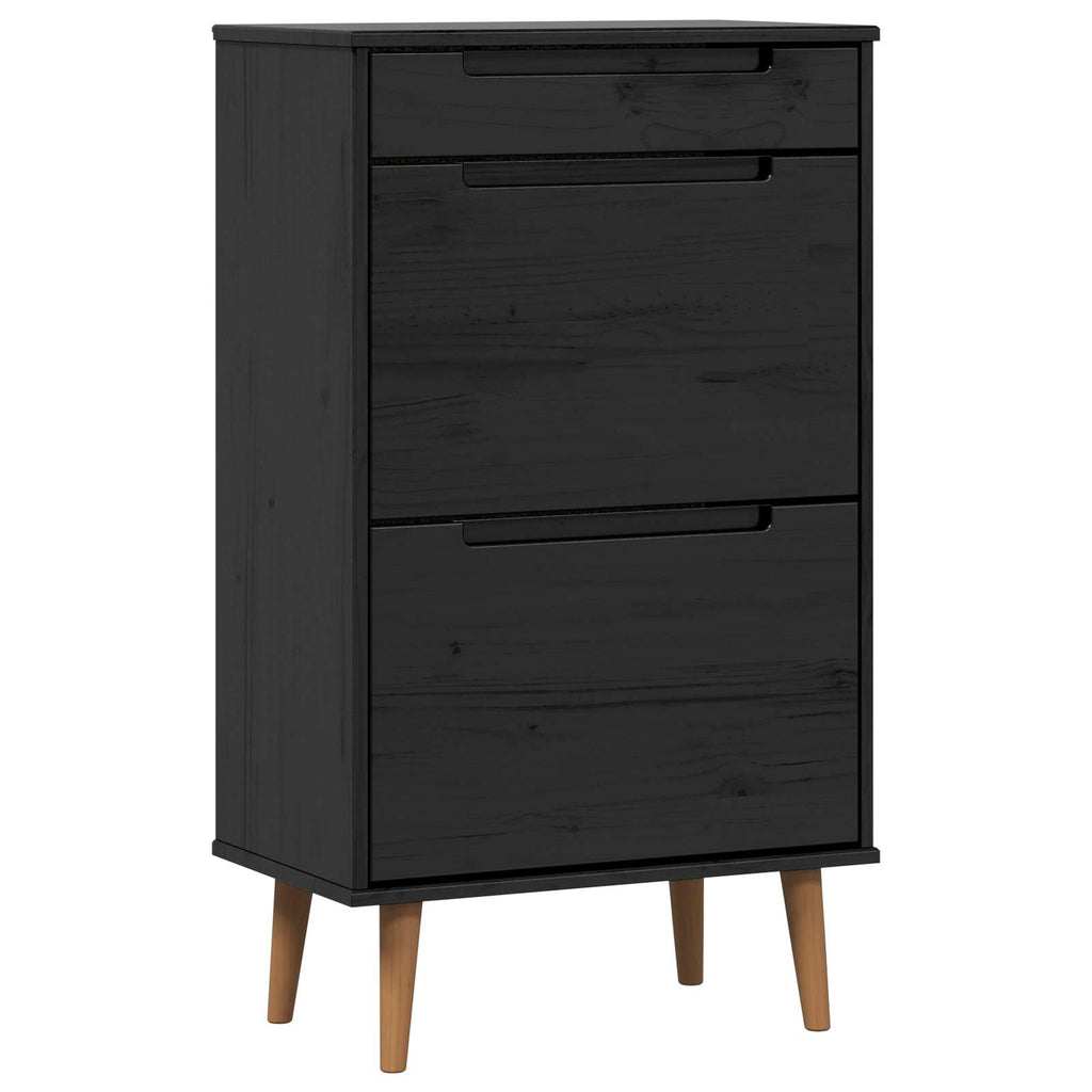 vidaXL Szafka na buty MOLDE 59,5 x 35 x 103 cm Lite drewno sosnowe