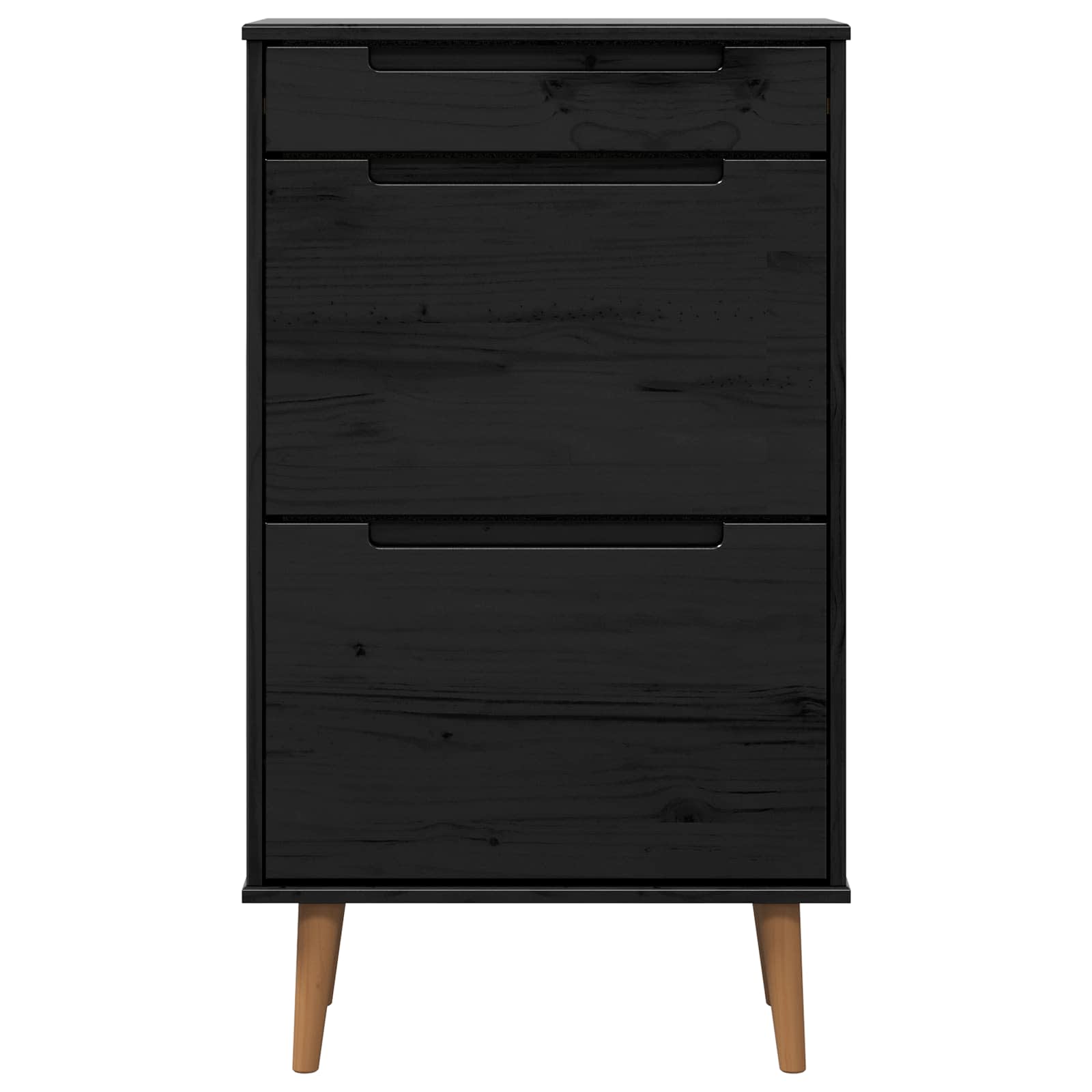 vidaXL Szafka na buty MOLDE 59,5 x 35 x 103 cm Lite drewno sosnowe