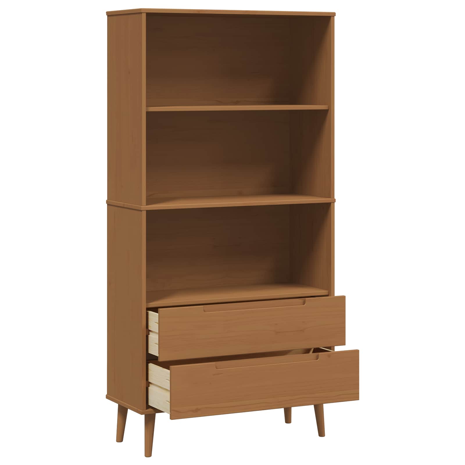 vidaXL Półka na książki MOLDE 85 x 35 x 170,5 cm Lite drewno sosnowe